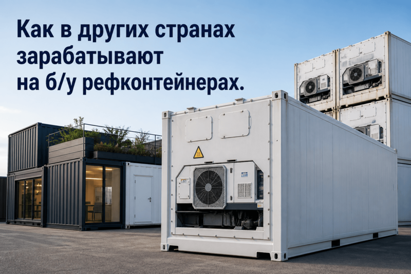 Как в других странах зарабатывают на б/у рефконтейнерах
