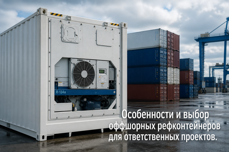 Оффшорные рефконтейнеры: надежное решение для морских платформ и прибрежных проектов